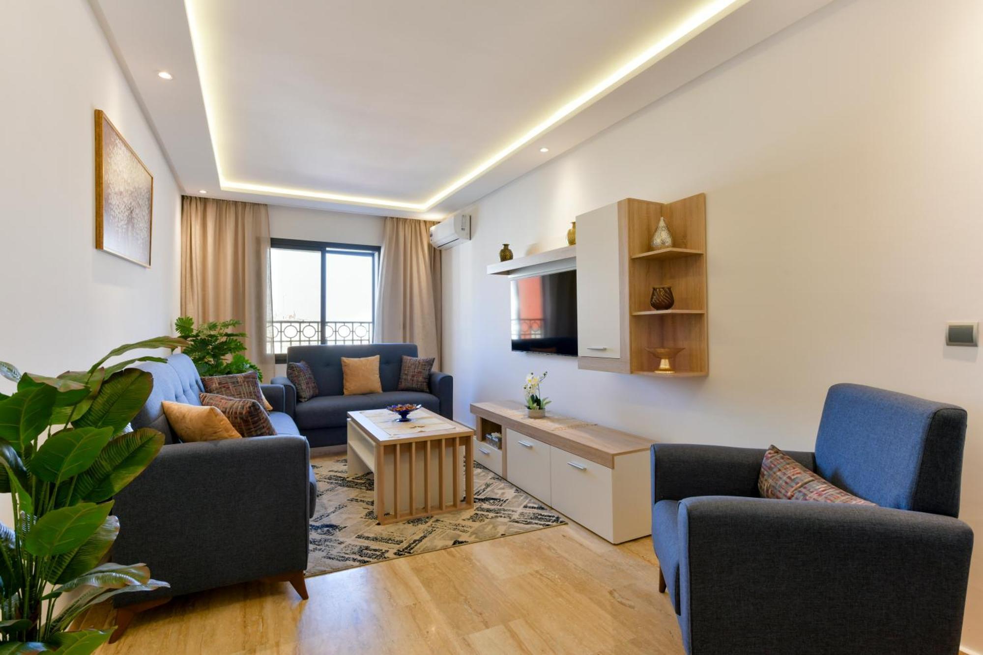 Appartement Charmant & Cozy - Centre Ville De Rabat Exteriör bild