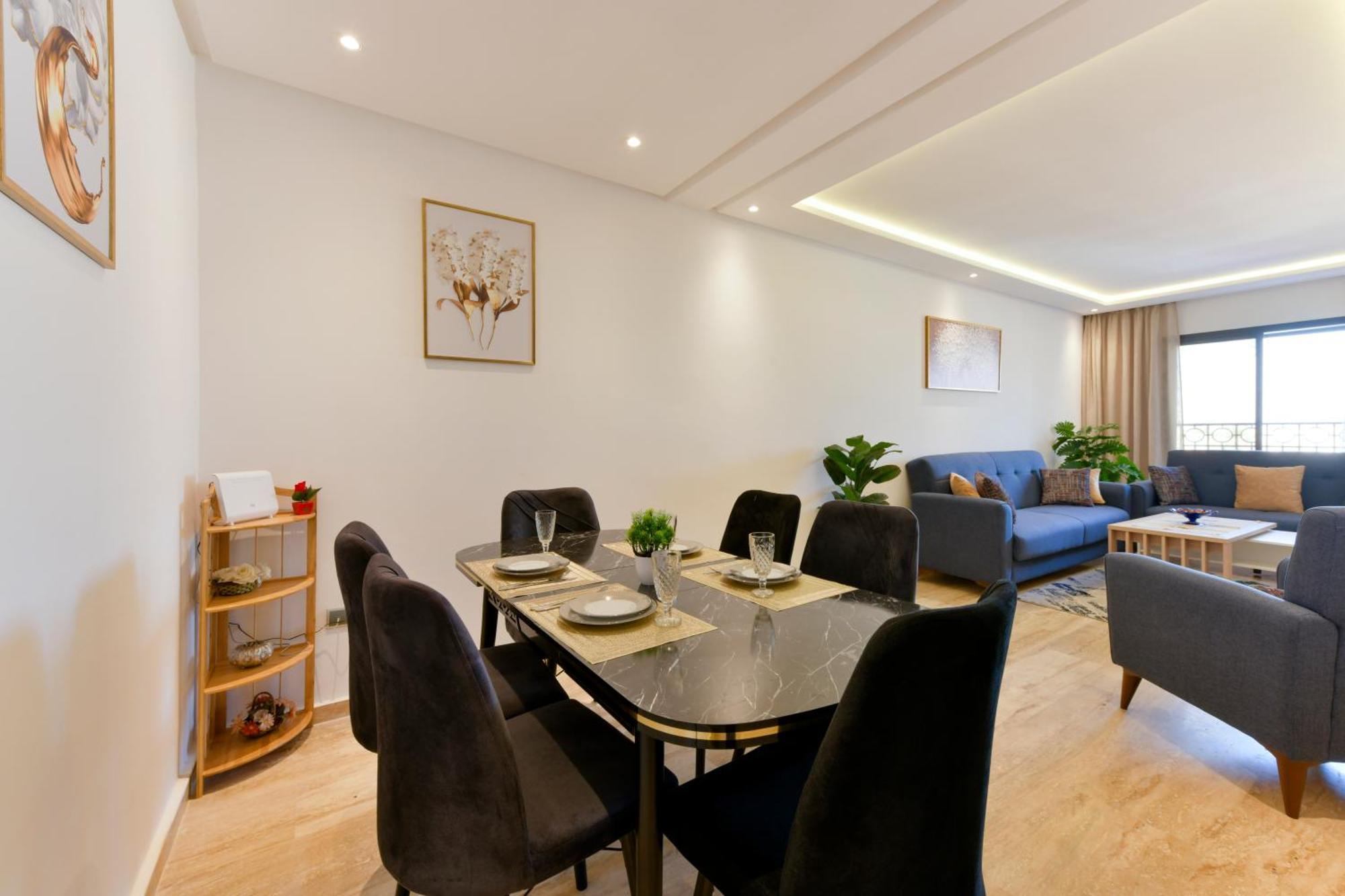 Appartement Charmant & Cozy - Centre Ville De Rabat Exteriör bild